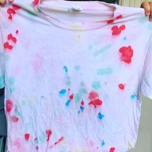 Tye dye crop top for kids